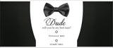 Personalized Tuxedo Liquor Labels - Wrap around -XL