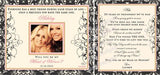 Bridesmaid Photo Champagne Labels | Front and Back Labels - I Do Artsy Weddings