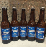 Custom Beer Labels - Personalized Bridesmaid and Groomsman Beer Bottle Labels - I Do Artsy Weddings