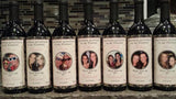 Photo Wine Labels - Damask Bridesmaid Labels - I Do Artsy Weddings