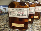 Be my Groomsmen Labels - Made to fit your bottles - I Do Artsy Weddings