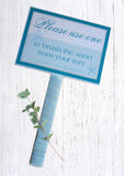 Sign for Sand Brushes - Beach Weddings - 8x10 Customizable - I Do Artsy Weddings