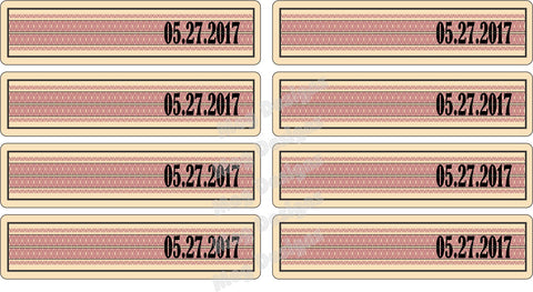 Groomsman Labels - Top Date Seal Labels Only - I Do Artsy Weddings