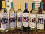 Bridal Party Gifts - Custom Photo Wine Labels - I Do Artsy Weddings