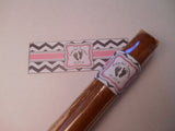 New Baby Girl Cigar Bands -  Baby Shower Candy Bar Bands - I Do Artsy Weddings
